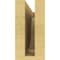 Ekena Millwork 3"W x 9"D x 6"H Classic Van Buren Rough Cedar Woodgrain TimberThane Corbel, Primed Tan CORUR03X09X06VANRCPR - alternate 4